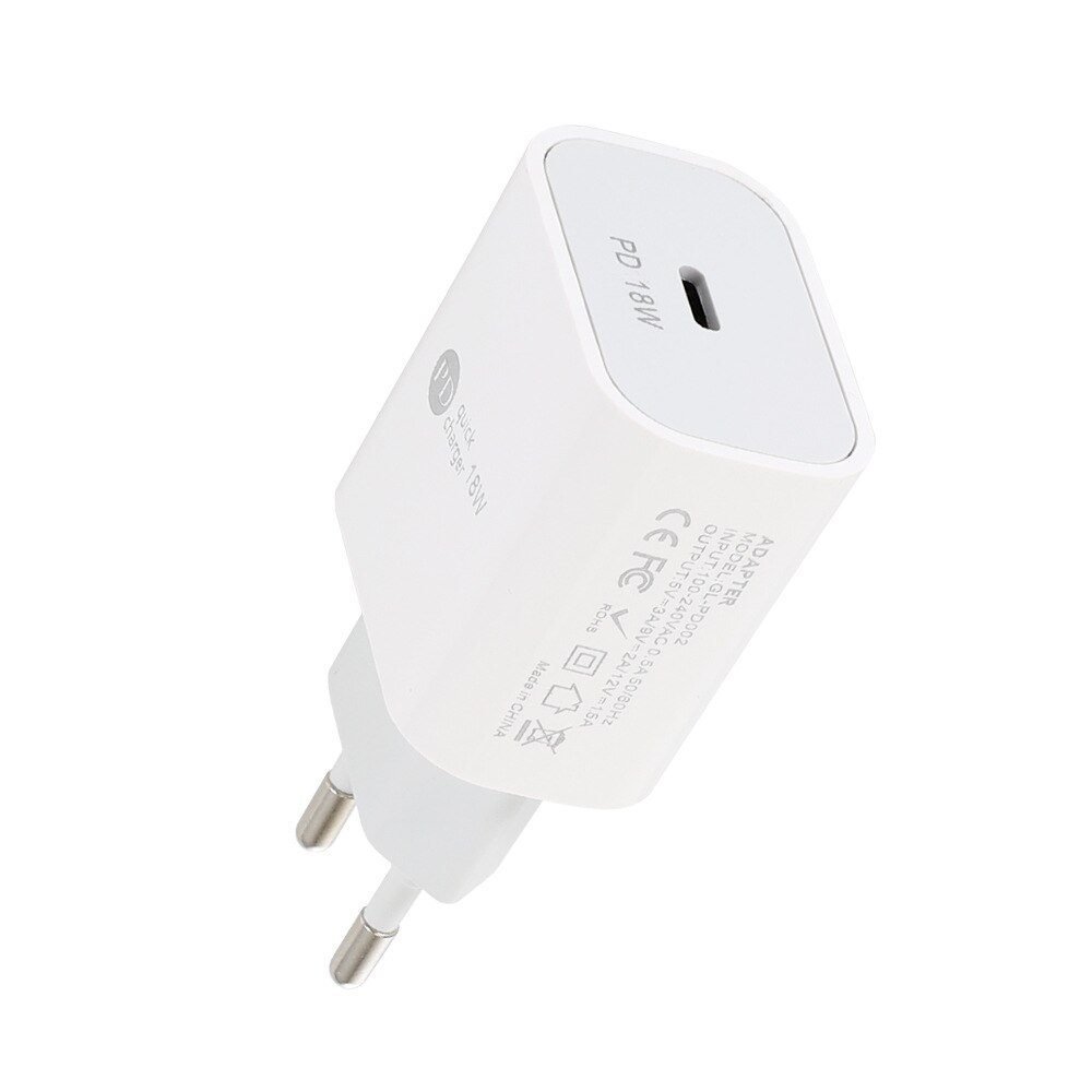 PD18W cargador de teléfono móvil 9V12V interfaz del tipo-c 18W de carga rápida de la cabeza de carga viajar rápido cargador para Apple IPhone12 ZT