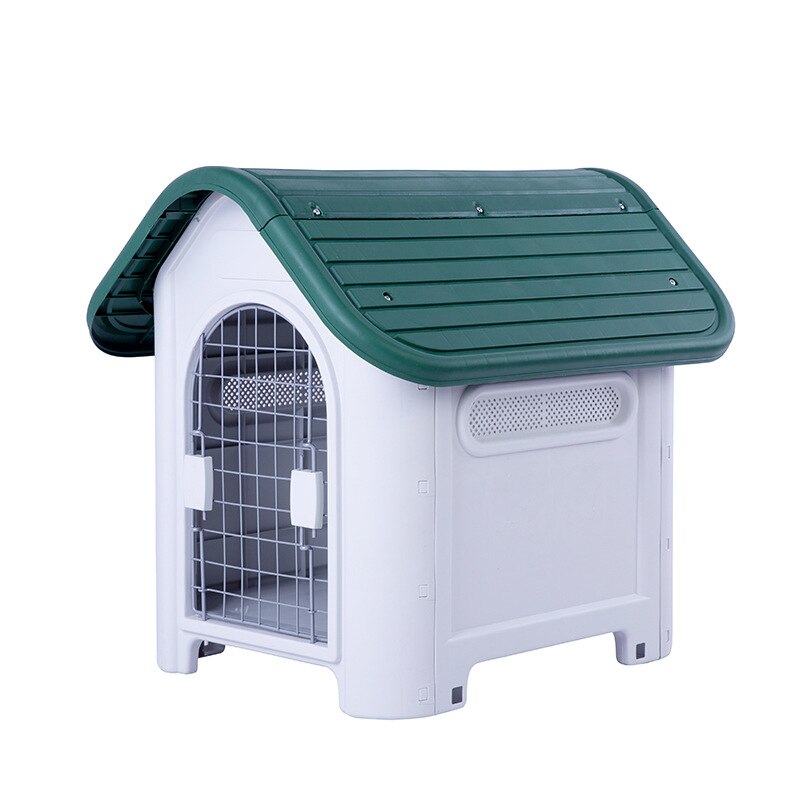 Grande maison pour chiens | Maison étanche d'intérieur et d'extérieur pour chiens de compagnie, en plastique , gros: 403 green