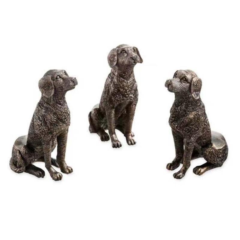 Dier Plant Pot Voet Bloempot Ondersteuning Hars Ambacht Decoratie Set Van 3 Outdoor Standbeeld Tuin Pot Planter Voeten Planter ondersteuning: 3pcs dog