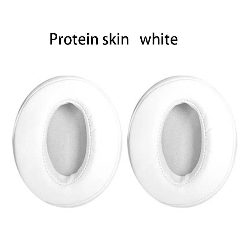 Voor Sennheiser HD400S HD450BT Oorkussens Oordopjes Voor Sennheiser Hd 4.40 Btnc Hd 4.50BT Oorkussens Hoofdtelefoon Oorkussen Kussen Cover: WHITE