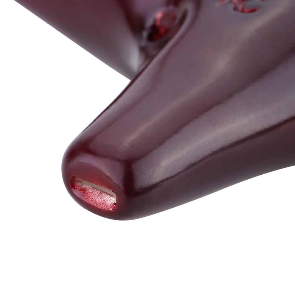 12 otwory ceramiczne flet okaryna alt C wędzone palić Łódź podwodna styl instrument muzyczny z partytura dla początkujących