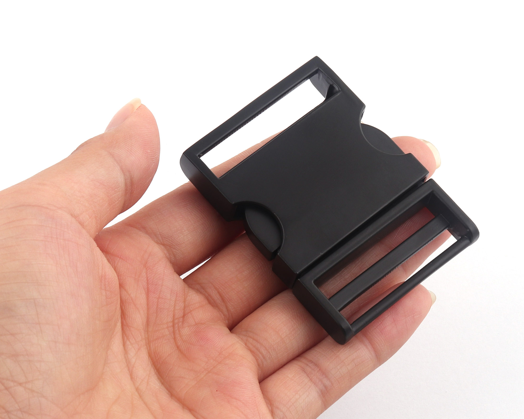 38Mm Zwart Release Gespen Richter Purse Slide Verstelbare Rugzak Gespen Riem Riem Tas Sluiting Clip Lock Halsband Webbing