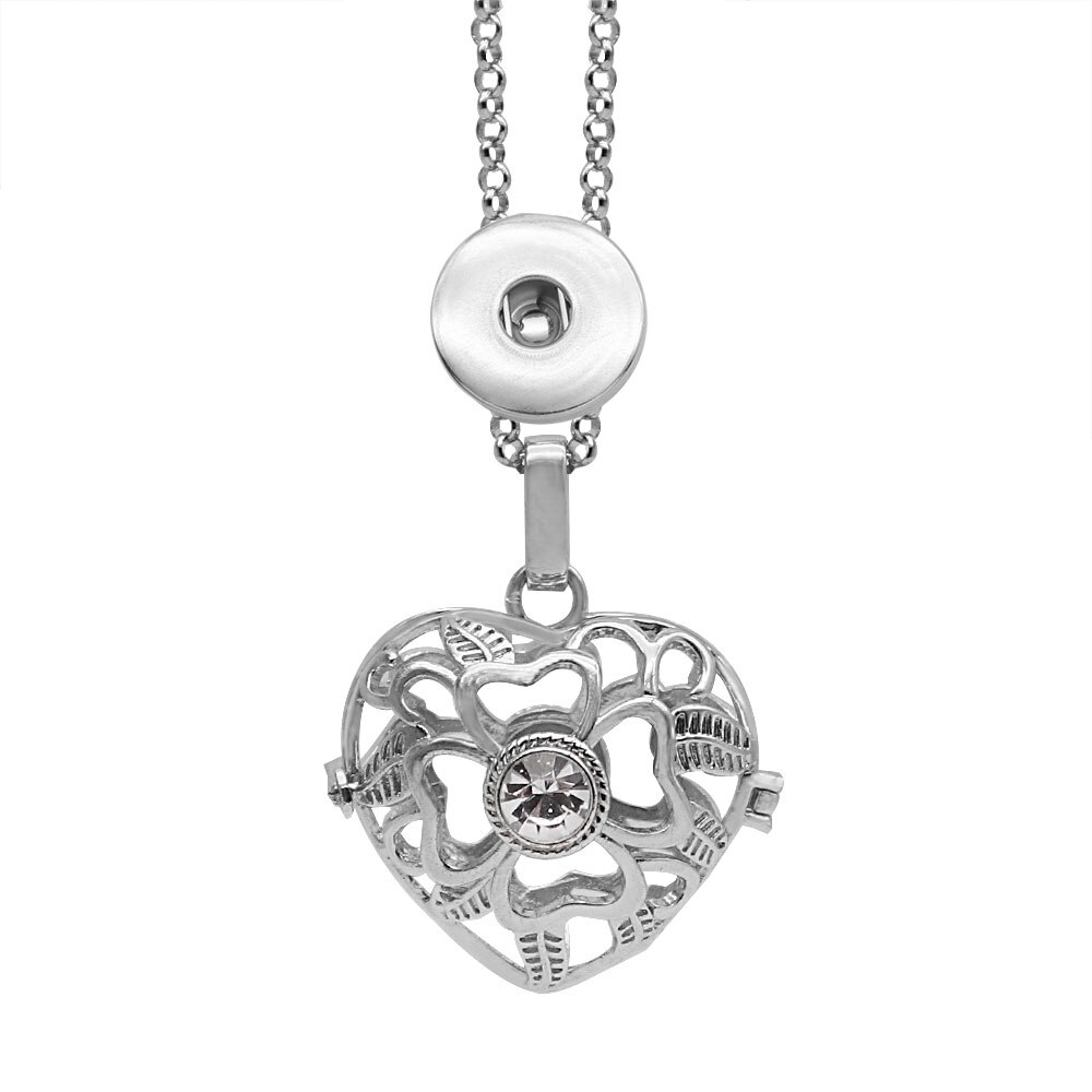 Love Angel Caller 18Mm 20Mm Drukknoop Ketting Diy Sieraden AC3770S