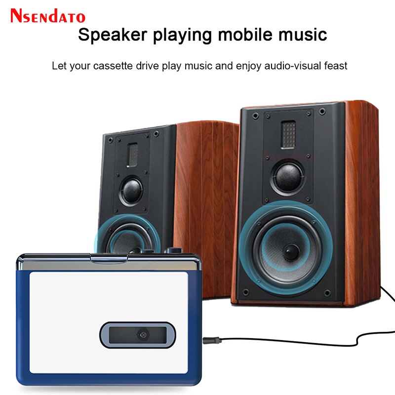 Ezcap215 Persönliche Stereo Kassette Bluetooth Übertragen retro Band Recorder kassette Audio- musik Spieler Adapter zu mp3 konverter