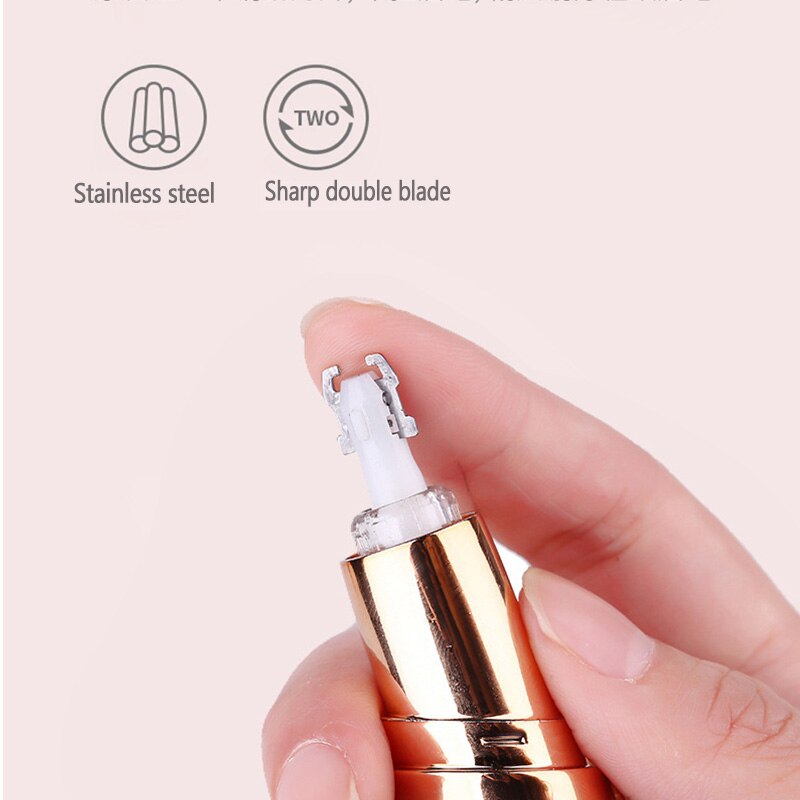 Mini épilateur électrique, stylo rasoir de sourcils, rasoir à sourcils, multifonction, sans douleur, pour le visage