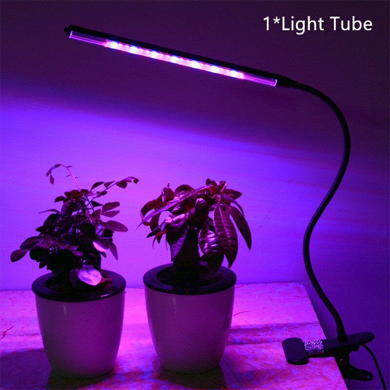 Fuldspektret ledet vækstlys  dc 5v 10w 20w 30w 40w clip-on usb drevet dæmpbar phyto lampe plante vækstlys til indendørs blomst: 10w