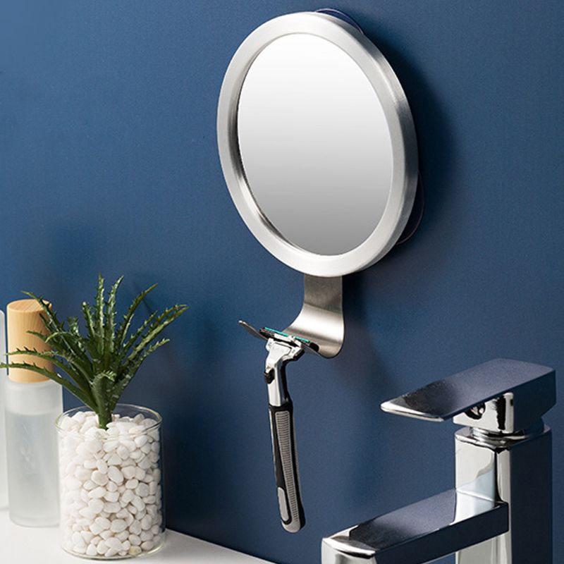 Espejo de ducha antivaho de acero inoxidable, espejos de maquillaje para afeitar, suministros de baño