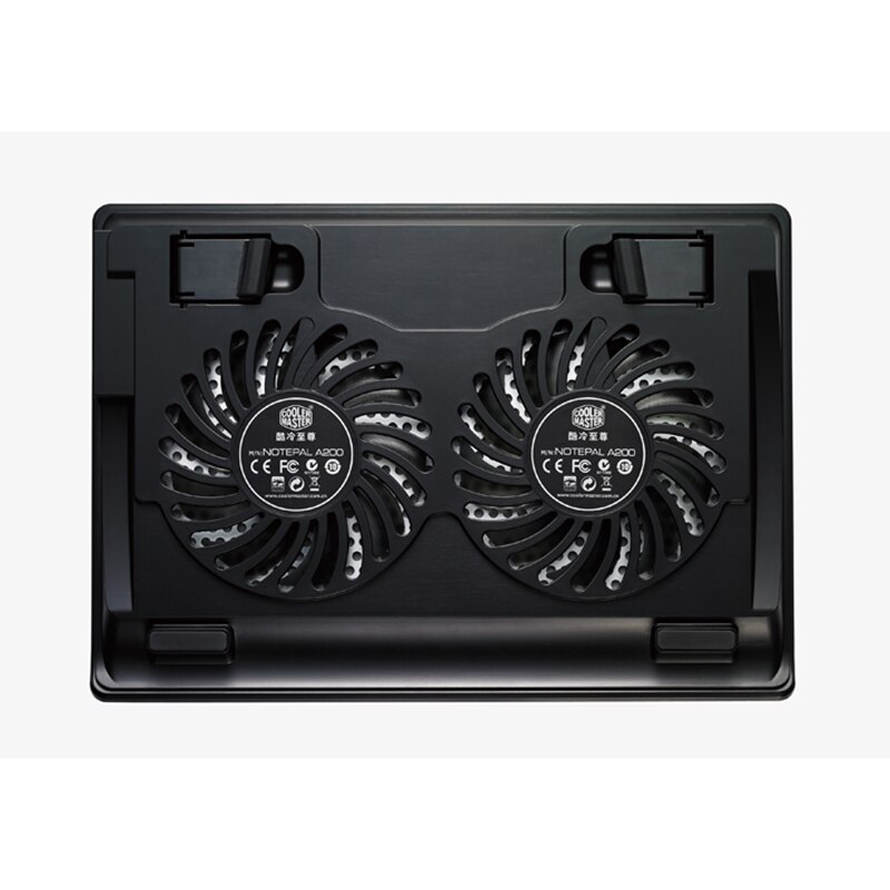 Cooler Master A200 Ultra-Slim Laptop Koeler Dual Fan Twee Usb-poort Gaming Laptop Cooling Voor Pad Base 9-16Inch 140Mm Stille Fans