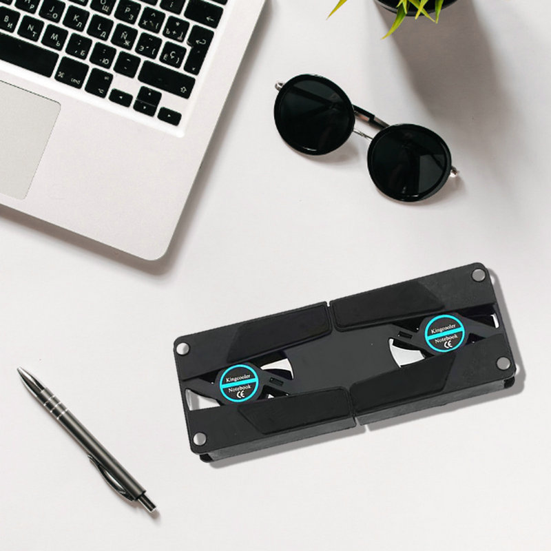 Rotatable USB Fan Cooling Pad 2 Fans Notebook Cooler Computer Laptop Stand USB Fan For 10-17" PC Laptop PC Computer