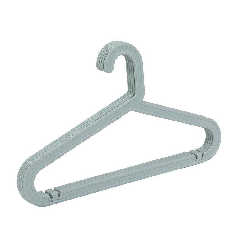 Cintres de rangement de garde-robe, 5 pièces/lot, sans couture, ménage en plastique pour adultes, multi-fonction, antidérapant, cintre de séchage de vêtements: C4