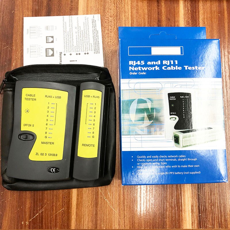 Multifunktions-netzwerkkabeltester mit  rj45 usb-anschlüssen, ethernet-lan-netzwerktester, detektor, tracker, netzwerkwerkzeug