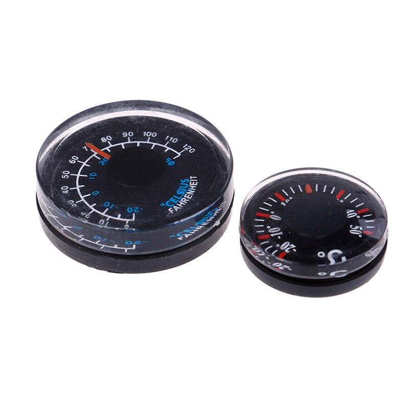 20mm 27mm Plastic Digital Thermometer Round Mini Thermometer Mini Spirit Circular Thermograph Celsius Hydro Thermograph