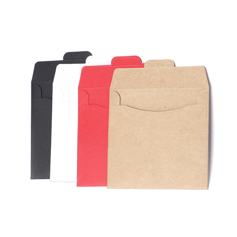 30Pcs Disc Kraft Papier Karton Enveloppen Papier Opslag Houder Covers Anti-Statische Container Disc Organizer 95AF
