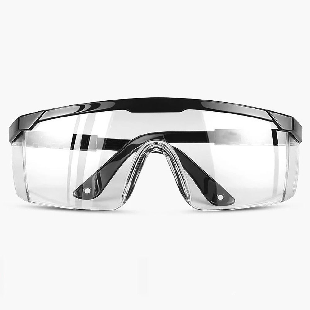 Men Women Industrial Grade Safety Goggles Anti Fog Clear Lens Lab Goggles Fit Over Glasses Eye Protection: GRAY