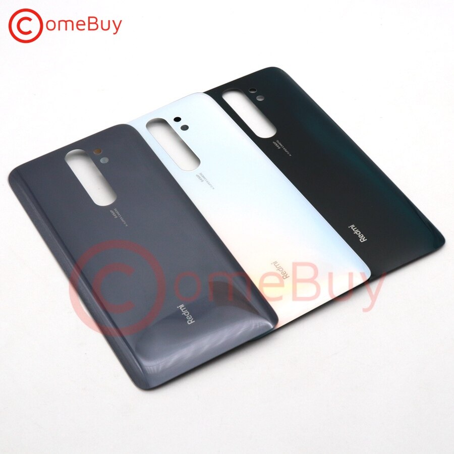 Voor Xiaomi Redmi Note 8 Pro Back Battery Cover Rear Behuizing Deur Glas Panel Case Voor Redmi NOTE8 Note 8 pro Batterij Cover