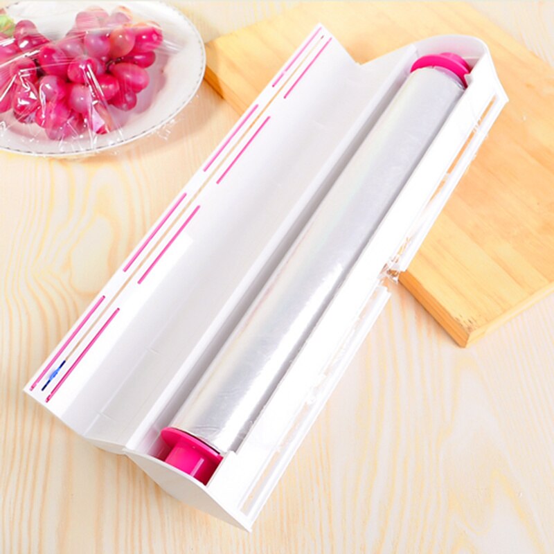 Caja de plástico ABS para conservar alimentos frescos, dispensador de plástico para envoltorio, contenedor de almacenamiento
