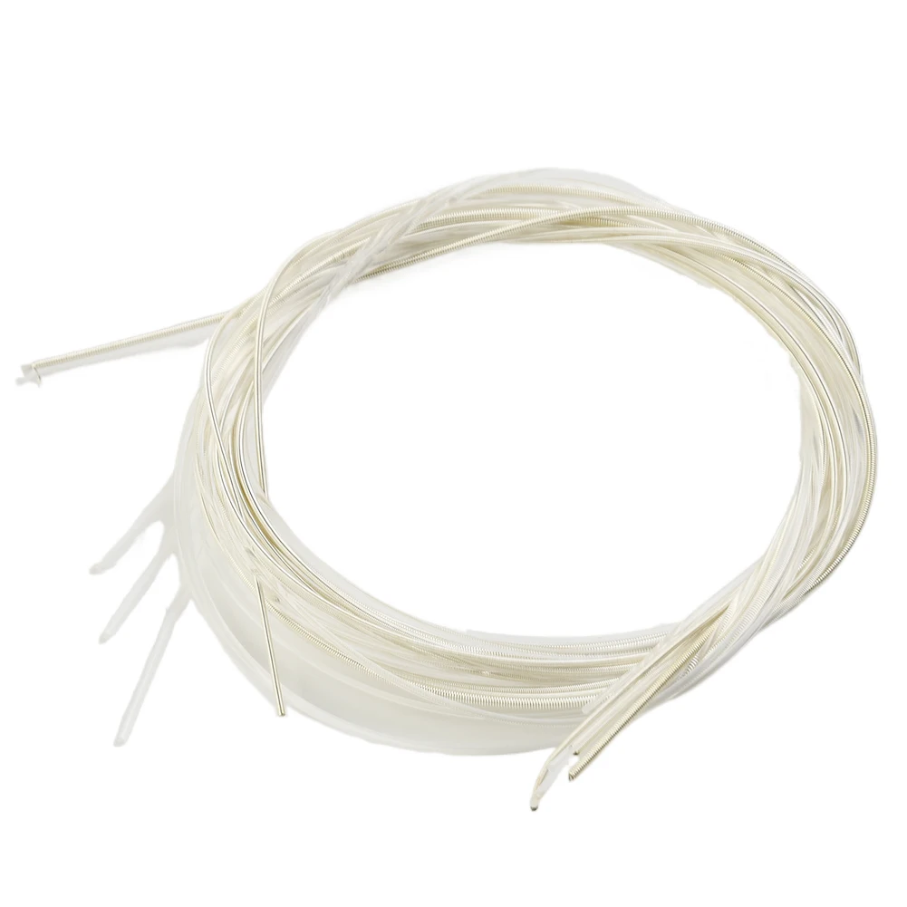 6 teile/satz klassische Gitarren saiten einstellen Super leichte klassische Gitarre klar Metall Nylon Gitarren saiten Ersatz zubehör Teile