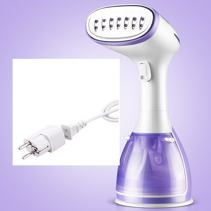 280ml Handheld Fabric Steamer 15 Seconds Fast-Heat 1500W Powerful Garment Steamer for Home Travelling Portable Steam Iron: purple