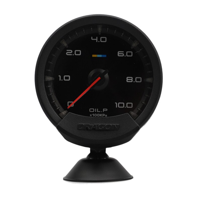 60Mm 12V Auto Gauge Oliedrukmeter Wit Licht Met Sensor Voor Greddy