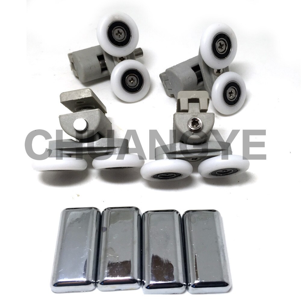 8 x Replace Shower Door Ball Rollers Runners Wheels Pulleys