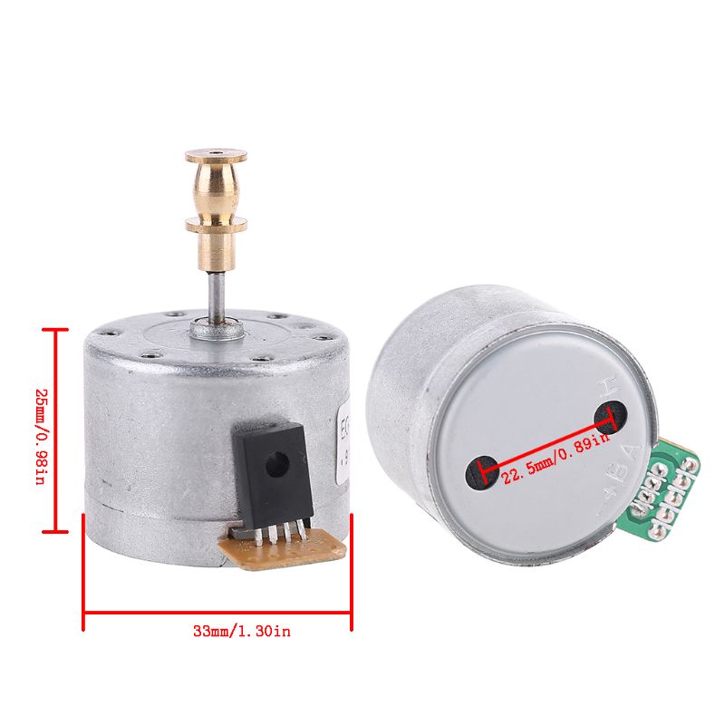 SHOTAY EG530SD-3F DC5-12V 3 Vitesses 33/45/78 TR/Min Platines Tournantes Métalliques Réglables Moteur Manchon En Cuivre Moteur Pour Platine Tourne- Disque B Manchon En Cuivre