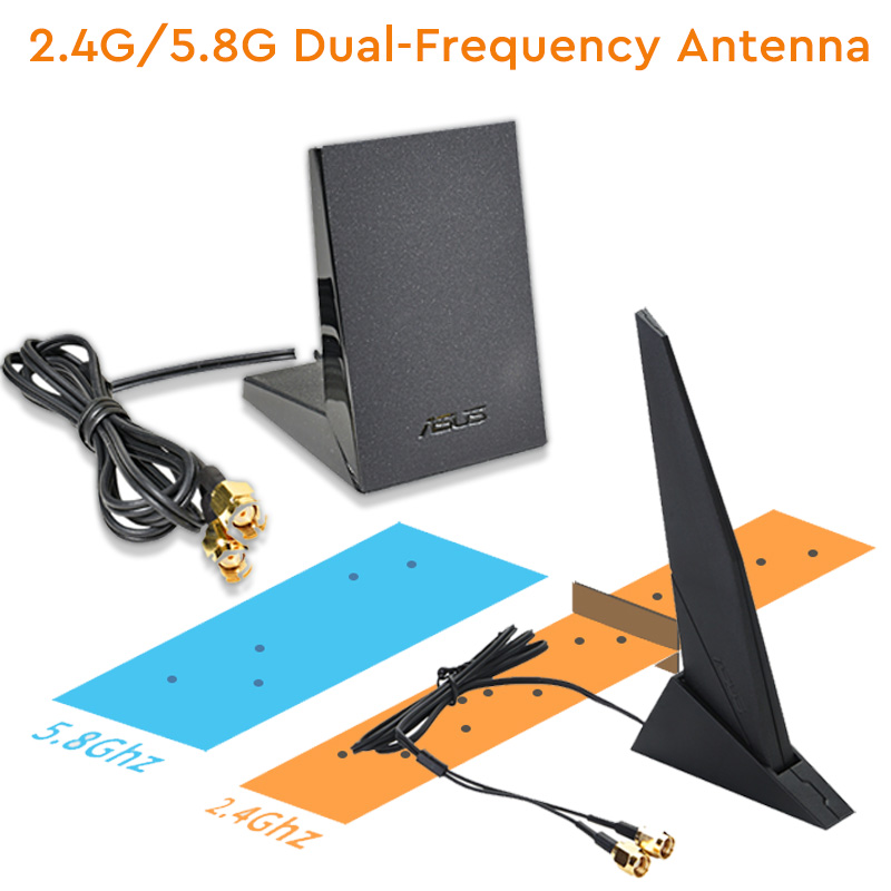 Netwerkkaart Module Antenne Voor Asus Rog Z390 Z490 X570 B460 B360 Moederbord Draadloze 2T2R Wifi Dual Band Cartão De rede