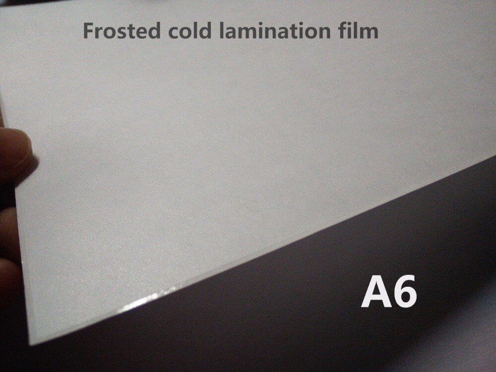 Textura Para Papel Fotográfico A6 Forsted PVC Filme de Laminação a Frio