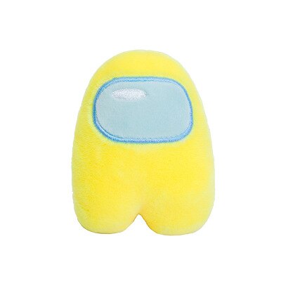 10Cm Gevulde Poppen Onder Ons Pluche Dier Onder Ons Spel Knuffel Kawaii Figuur Peluche Brinquedos Kids Jongen Speelgoed kerstcadeau: YELLOW