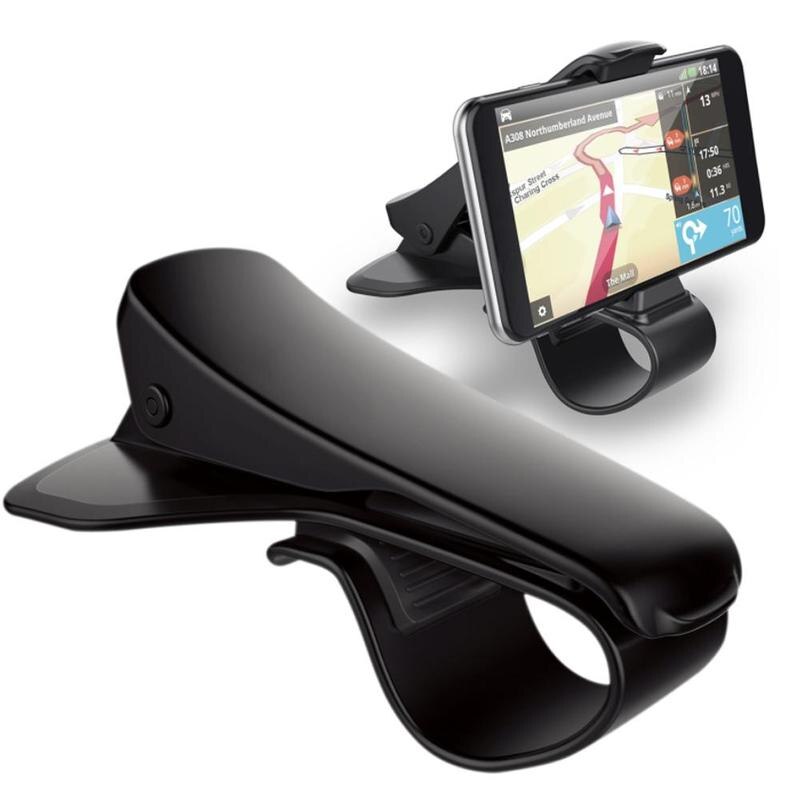 Universal Cradle Adjustable GPS Holder HUB Dashboard Phone Mount Smartphone GPS Navigation Black Car Holder Support