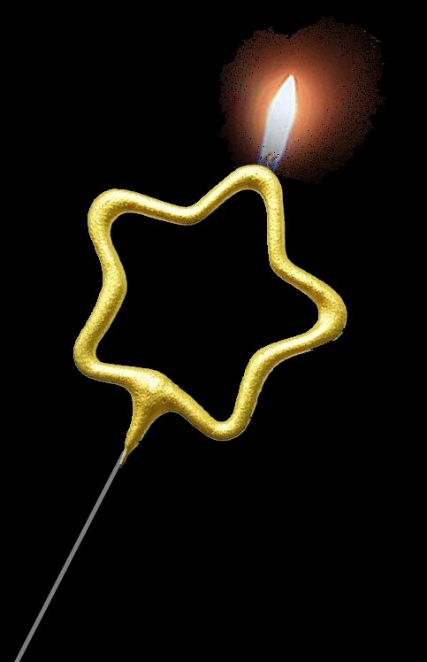 Velas de estrellas de amor huecas creativas, decoración para Tartas, decoración para aniversario de boda, recuerdos para Baby Shower, decoración para fiestas de cumpleaños para niños: Star shape candle