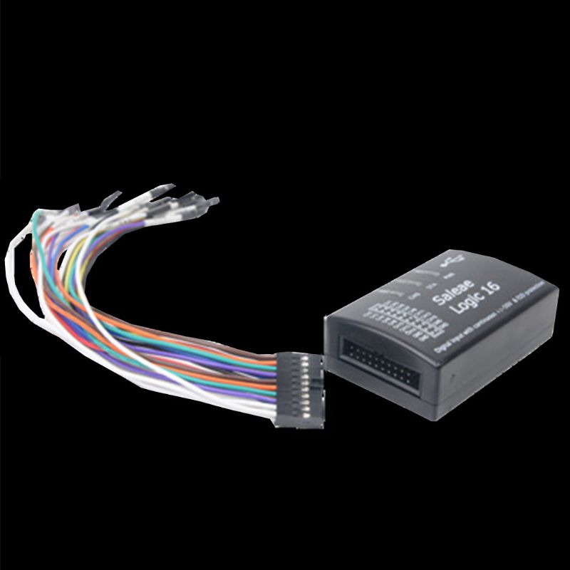 Analyseur de logique USB 100MHz 16 canaux multi-système Compatible plus grand taux d'échantillonnage maximal pour bras FPGA