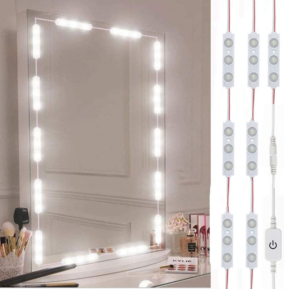 Home Decor Led Spiegel Verlichting, Hollywood Vanity Maken Licht, 10ft Ultra Heldere Witte Led, dimbare Touch Control Lamp Strips