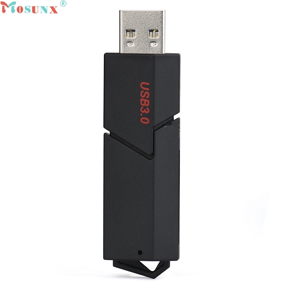 Mosunx Simplestone 2in1 USB 3.0 High Speed Voor Micro SD SDXC T-Flash TF Geheugenkaartlezer Adapter 0216