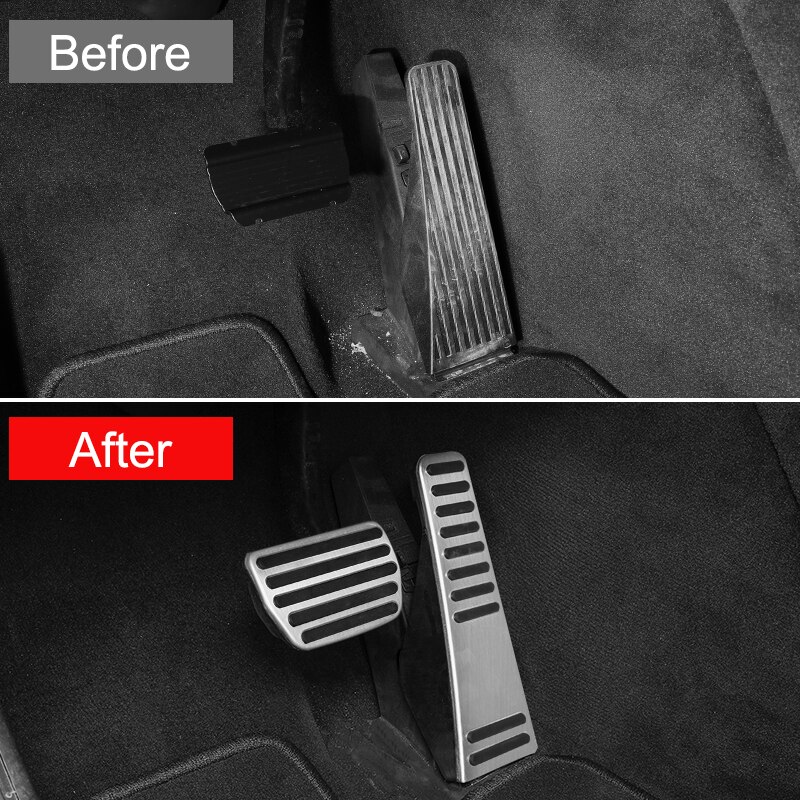 Voor Volvo XC60 XC90 S90 V90 2022 2023 2024 Roestvrij Auto Voetsteun Pedaal Gaspedaal Rempedalen cover Anti-Slip Pads