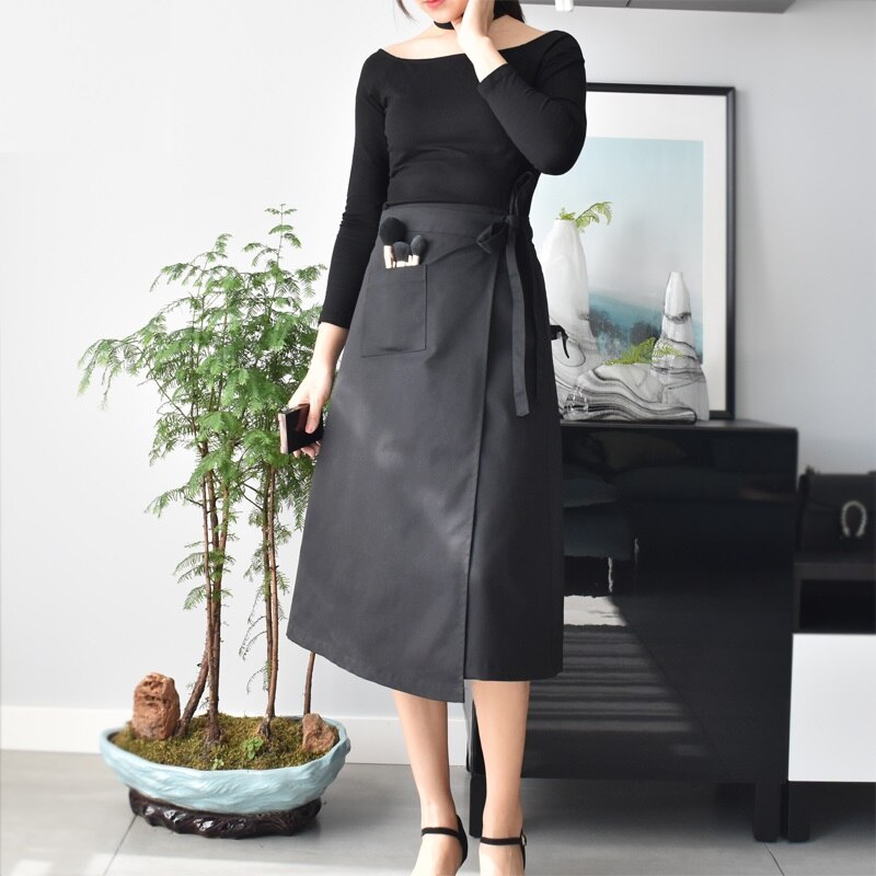 Large Oversized Adjustable Cooking Kitchen Apron For Woman Men Chef Waiter Cafe Shop Hairdresser Uniform Aprons Bib: Default Title