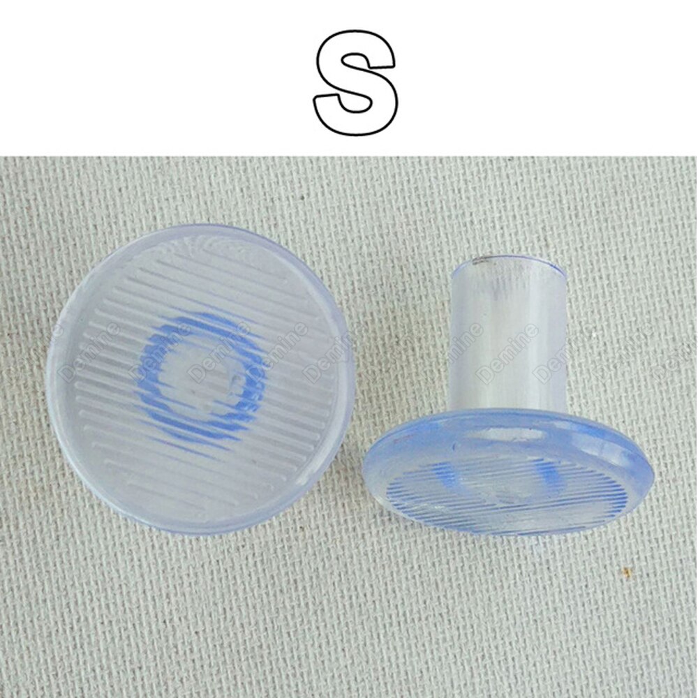 Buty na wysokim obcasie ochraniacze czapki szpilki latynoski taniec okładki na upominek weselny miękkie antypoślizgowe silikonowe obcasy ochraniacze: przezroczysty S