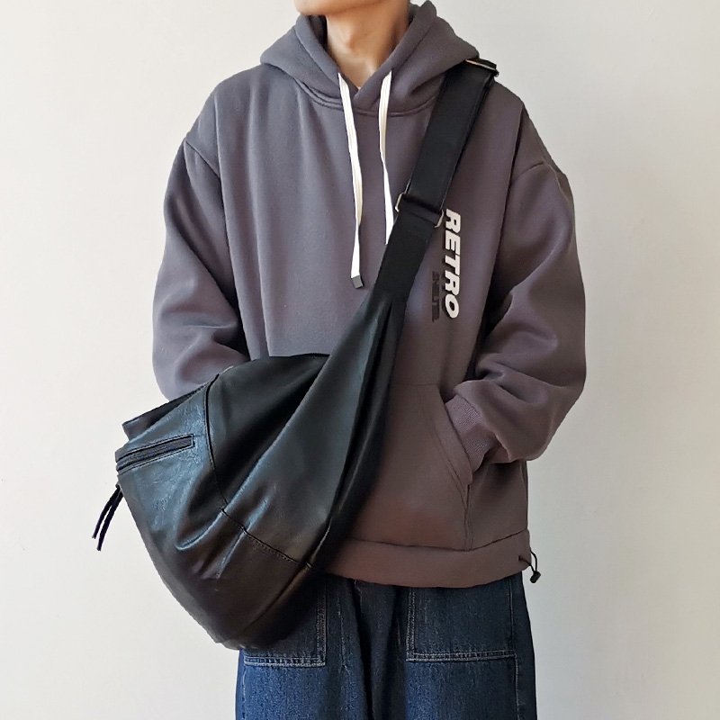 Herre skuldervesker skinn store håndvesker crossbody-vesker for menn messenger-vesker håndvesker herre svarte vesker sac a main