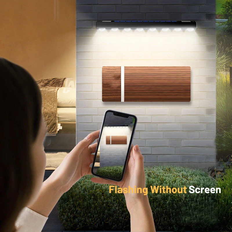 4/6/8LED zonne-wandlamp lamp op zonne-energie buiten waterdichte tuinverlichting balkon trap hek sfeer decorverlichting