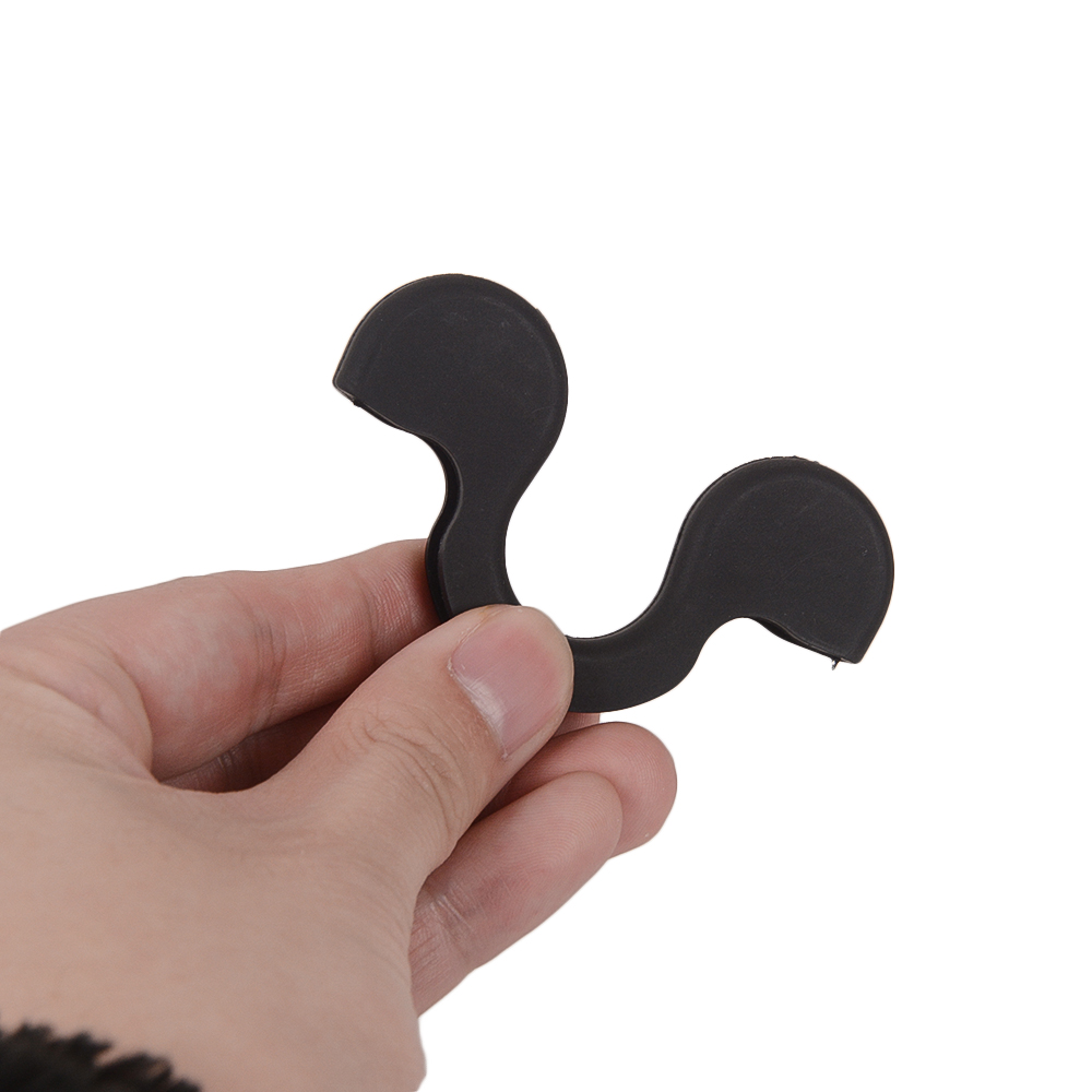 Soportes universales de goma antideslizantes para motocicleta y bicicleta, marco de soporte para rueda, ganchos para trípode de elevación de brazo oscilante, accesorios de goma, 1 par
