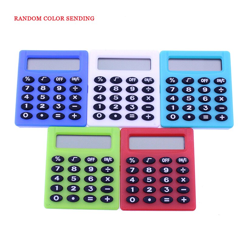 Cute mini calculator student exam small calculator portable computer small Square arithmetic calculator калькулятор калькулятор: Default Title