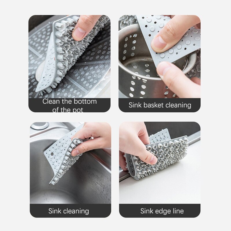 1 pz spazzola per lavastoviglie frutta verdura peeling spazzola per pulizia detergente per cucina spazzole per patate tazza portasapone accessori da cucina