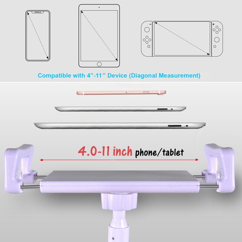 Soporte de cocina de brazo largo para tableta, para Samsung, Ipad Air, Mini Xiaomi Kindle de 4,0 A 11 pulgadas