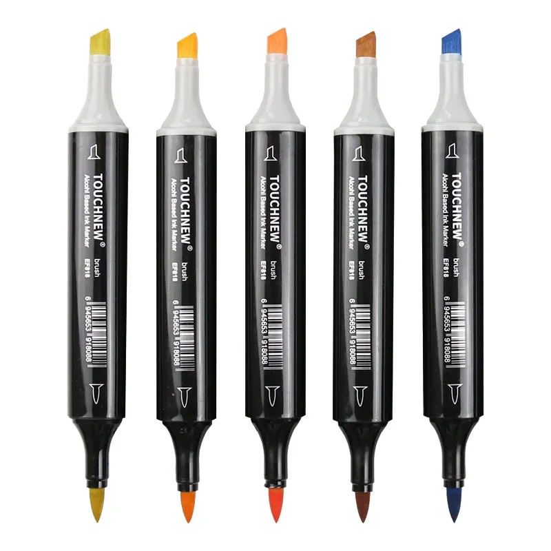 TOUCHNEW Sketching markers Soft brush Marker pen set brush marker alcohol-based marker comic drawing animation art supplies