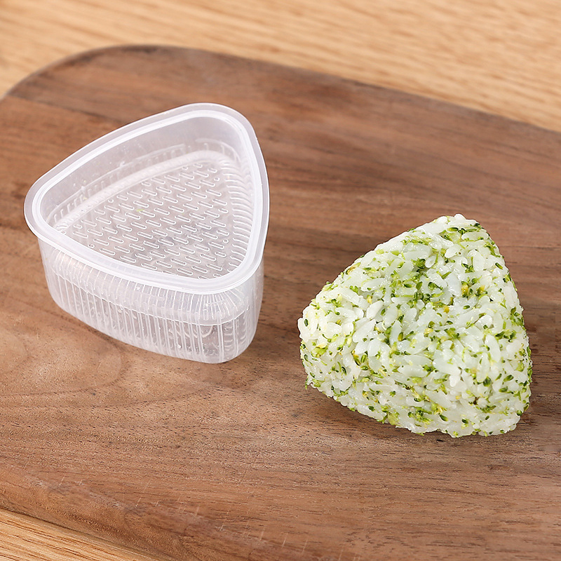 2 unids/set Onigiri molde accesorios Kit fabricante Sushi Bento 2 uds/4 uds/set Sushi bola japonesa DIY Triangular comida molde de Sushi