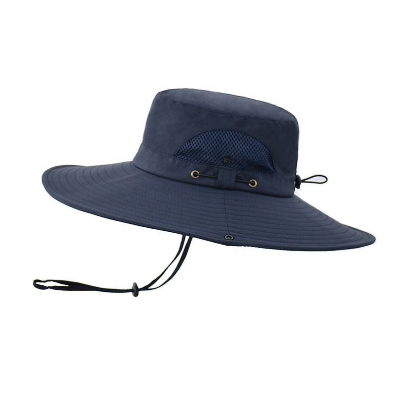 Fiskarmössa sommar stor brätte hatt män kvinnor bucket hat manlig utomhus andningsbar vattentät solskydd fiskehattar resor: Röd