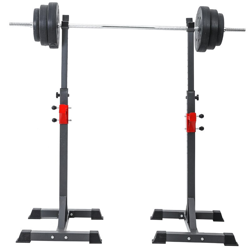 High Adjustable Multifunction Split Type Squat Rack Weightlifting Barbell Rack Strength Training Fitness Equipments