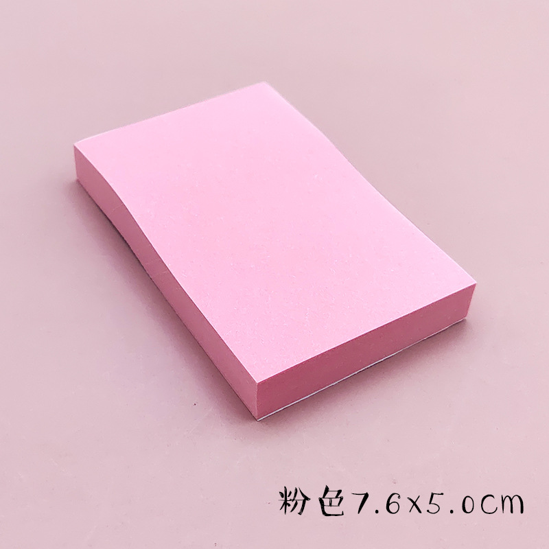 100 hojas de notas adhesivas, almohadillas, posiciones, papelería, pegatinas de papel, Bloc de notas publicado, cuaderno, accesorios escolares y de oficina: Azul