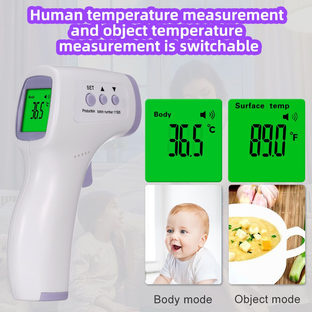 Termometro a infrarossi Termometro IR digitale a infrarossi Termometro a infrarossi Termometro a pistola per temperatura