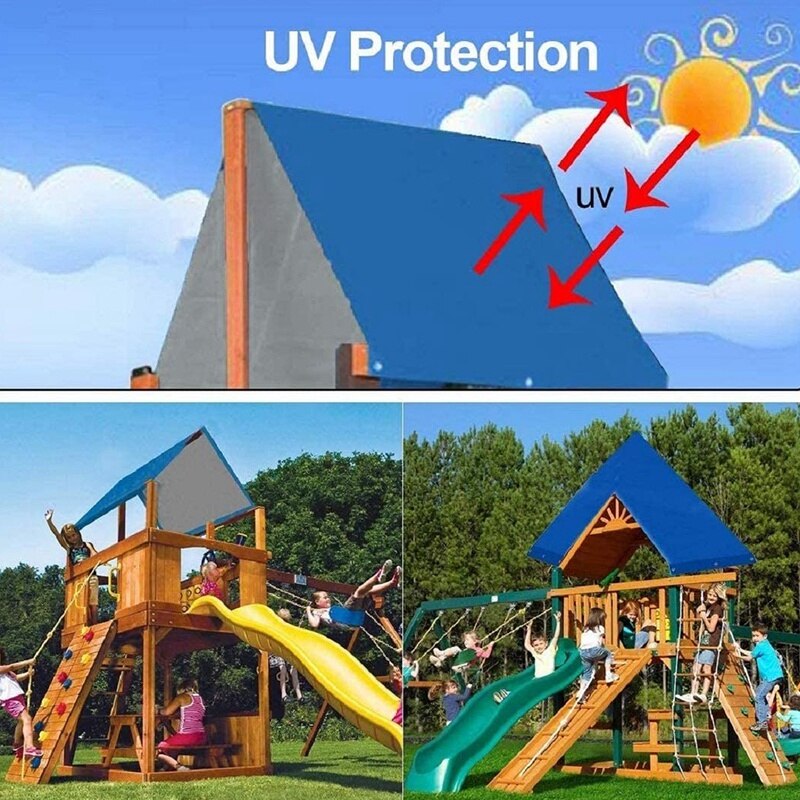 Swing Set Replacement Tarp for Play Set Outdoor,Outdoor Playset Swingset Playground