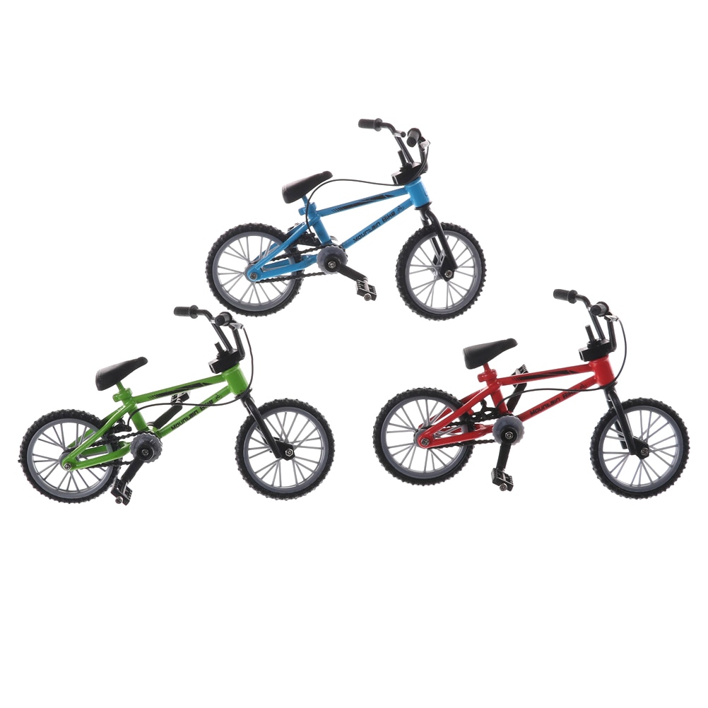Mini Vinger Speelgoed Mountainbike Bmx Fixie Fiets Vinger Scooter Speelgoed Spel Pak Kinderen Volwassen Rood Groen Blauw Kleur